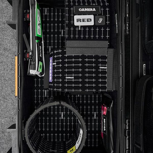 Symmetrical arrangement of professional training equipment